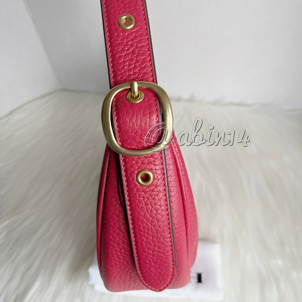 NWT Coach Leather Bag Set Luna Shoulder Bag with Leather Card Case Wallet Holder - Picture 7 of 10